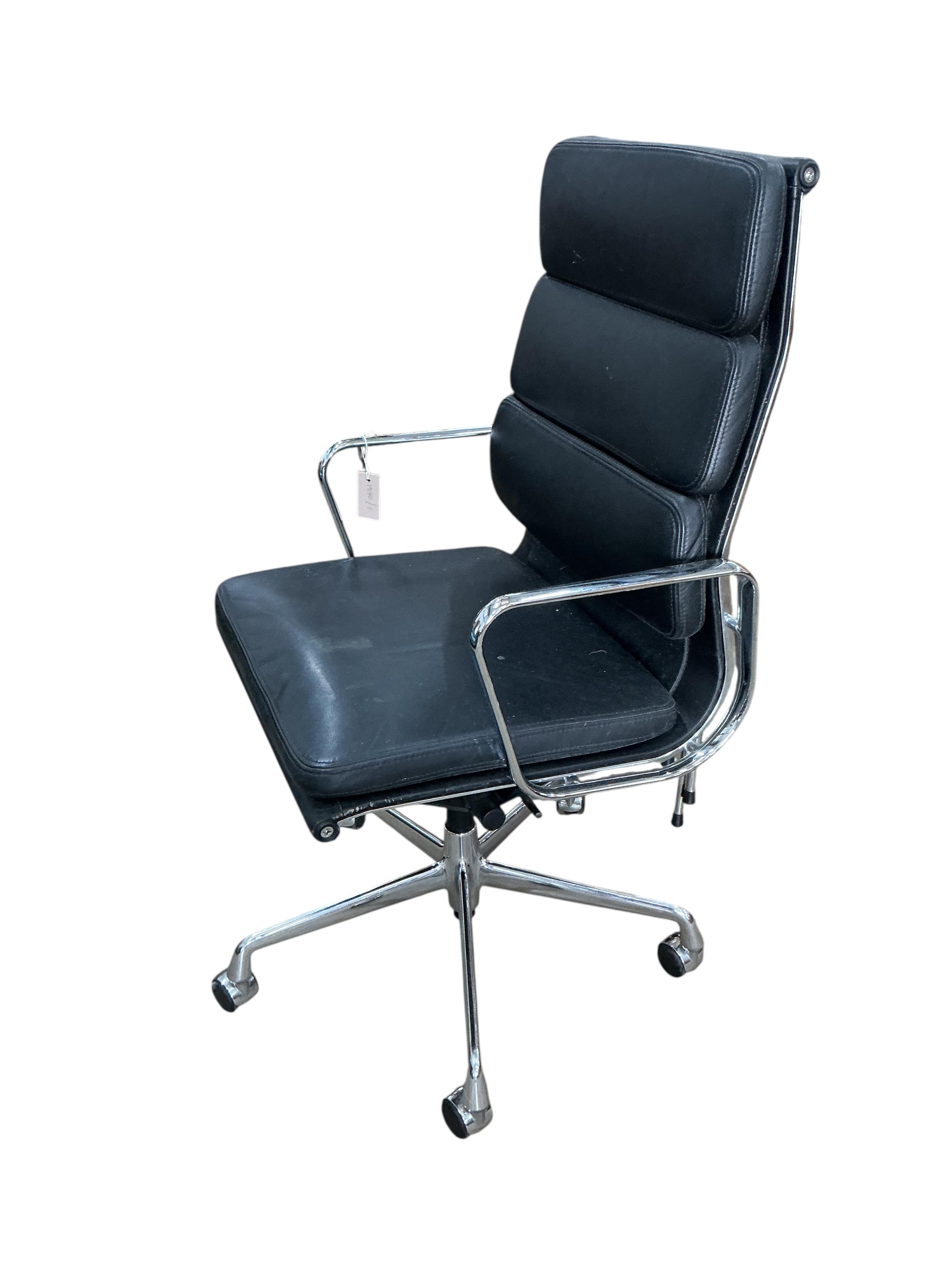 An Eames Vitra desk chair, width 57cm, depth 52cm, height 107cm